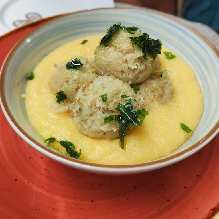 Il Merluzzo mantecato con polenta